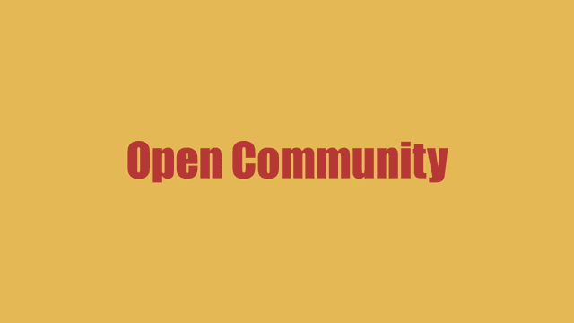 Open Community Card (Red)